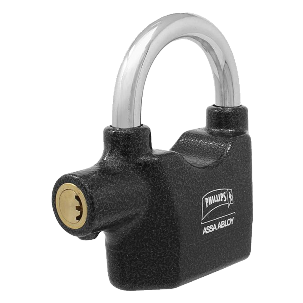 CANDADO PHILLIPS CON ALARMA 70 MM