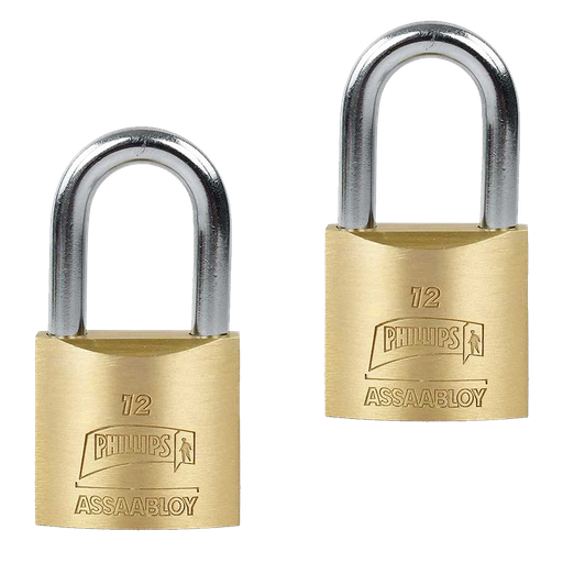 [MX4604] CANDADO PHILLIPS 12 GL GEMELO