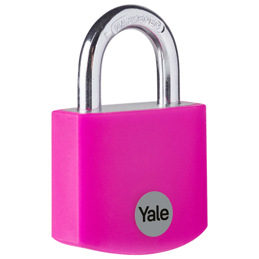 [MX89264] CANDADO YALE ALUM ROSA AL 28 RETAIL