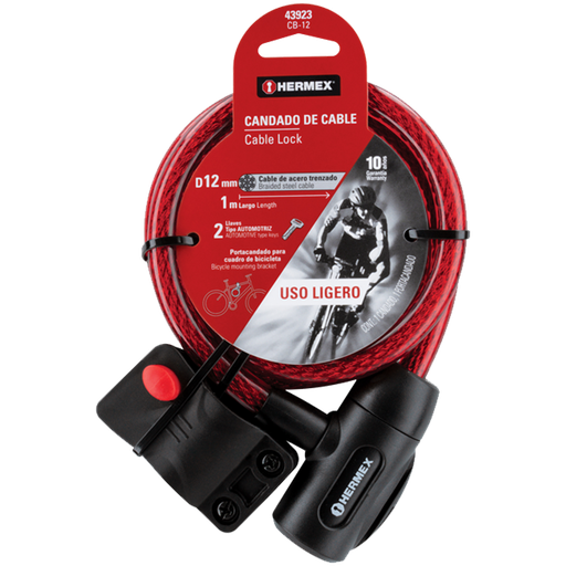 [TR43923] CANDADO TRUPER P/BICICLETA MOD. 43923