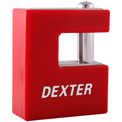 [D16935] CANDADO DEXTER 70 MM ROJO MOD. 16935